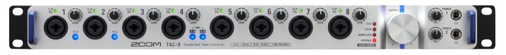 Zoom TAC-8 thunderbolt Thunderbolt audio interface