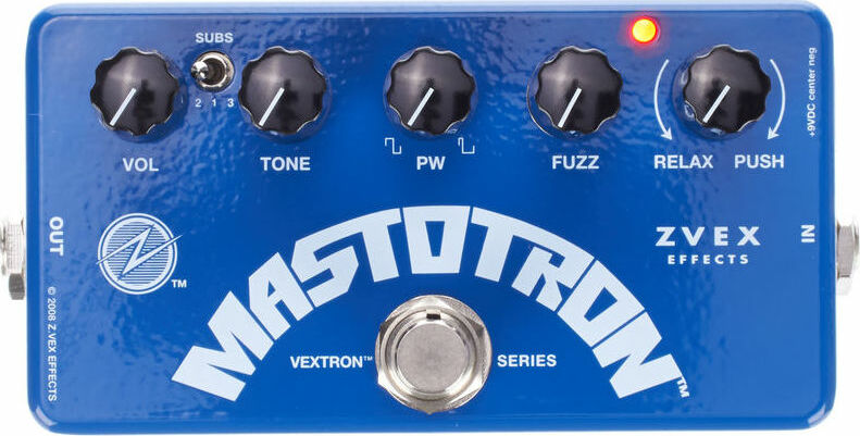 Zvex Vextron Seriemastotron - Overdrive, distortion & fuzz effect pedal - Main picture