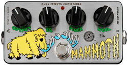 Overdrive, distortion, fuzz effect pedal for bass Zvex Woolly Mammoth Vexter