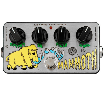 Overdrive, distortion, fuzz effect pedal for bass Zvex Woolly Mammoth Vexter
